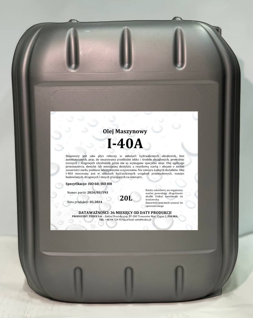 Олива індустріальна TEDEX І-40А